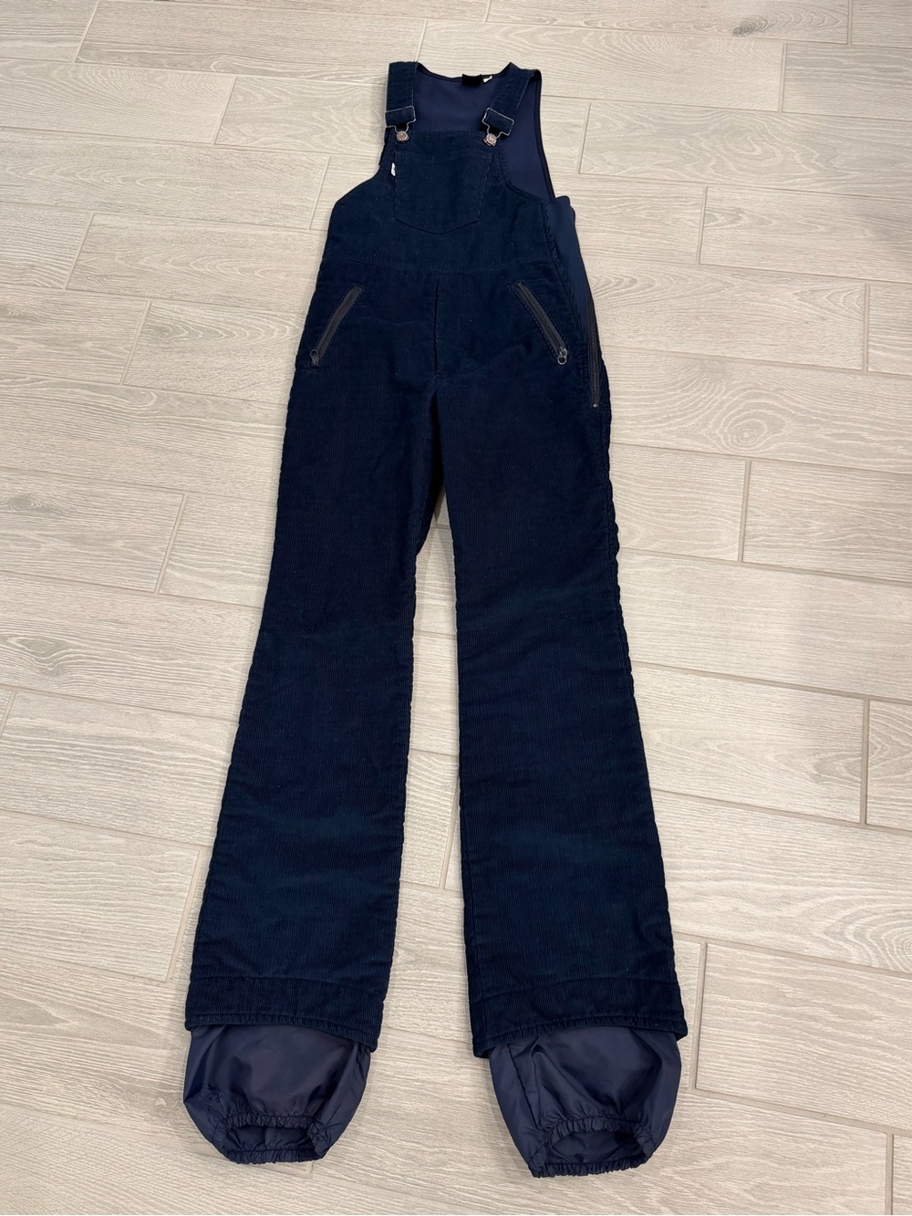 LEVI'S VINTAGE Blue Corduroy Ski Pants Size Small GVC